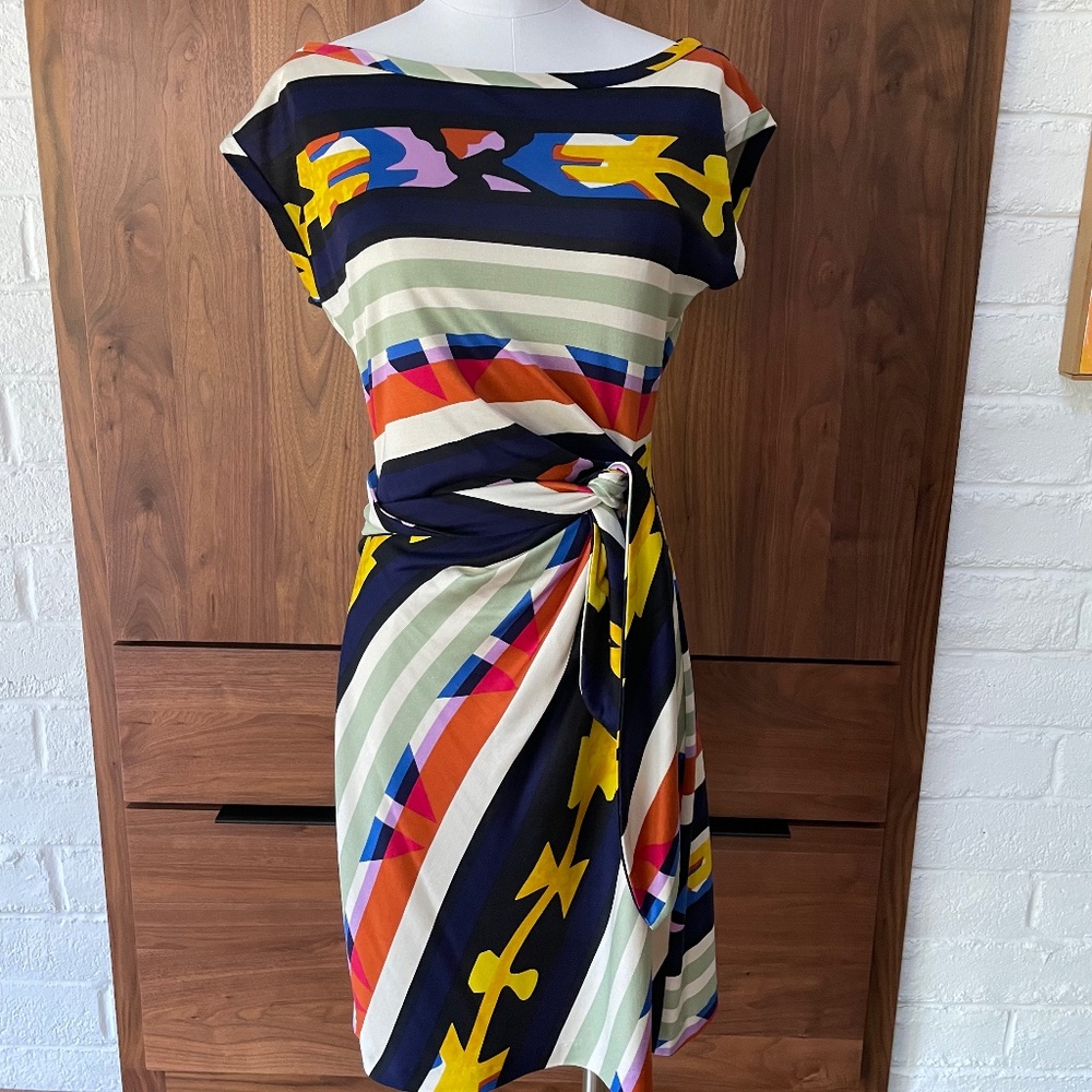 DVF - Della Silk Dress - Mod Print - SZ 10